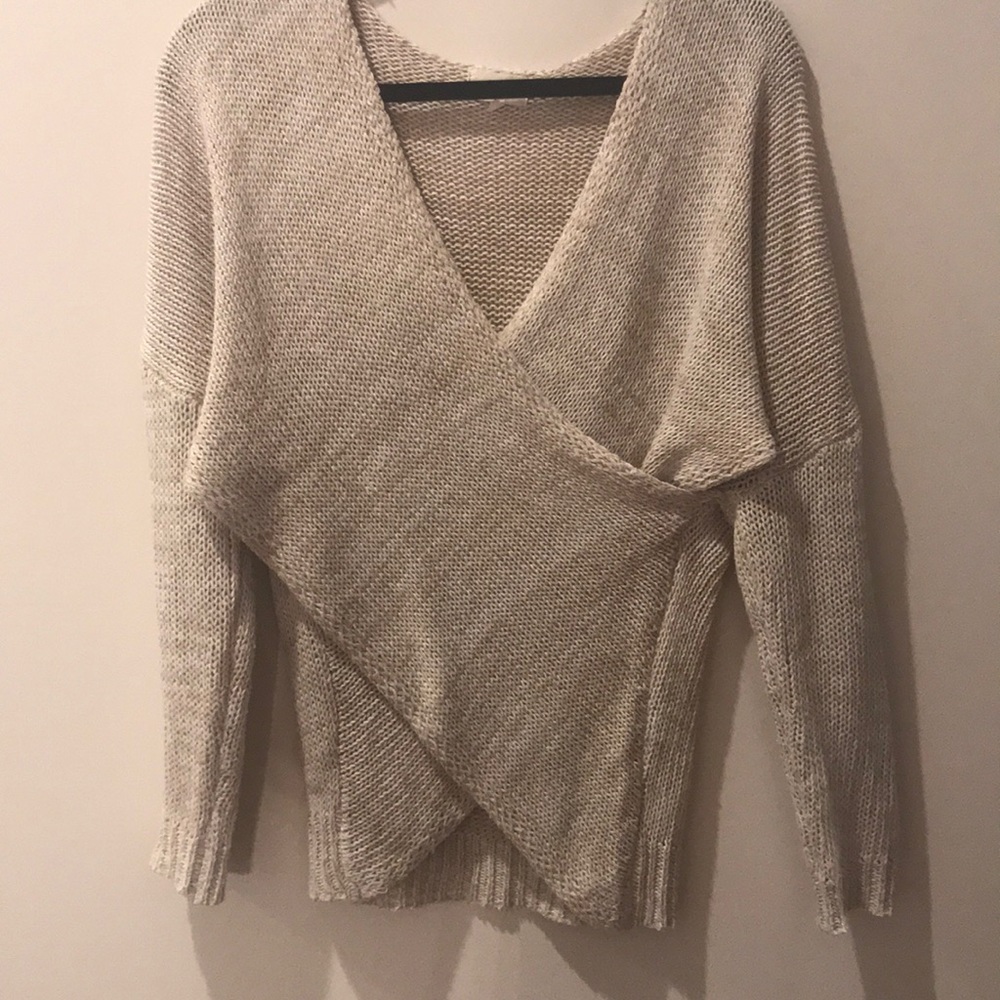 Super cute Wrap Sweater